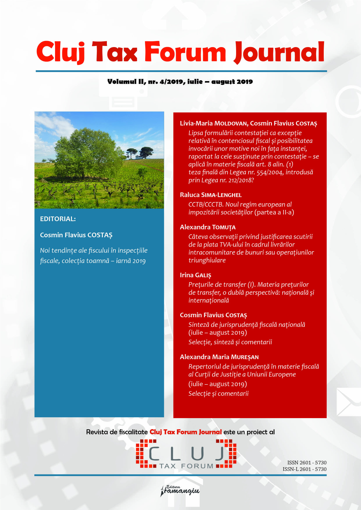 Cluj Tax Forum Journal 4_2019