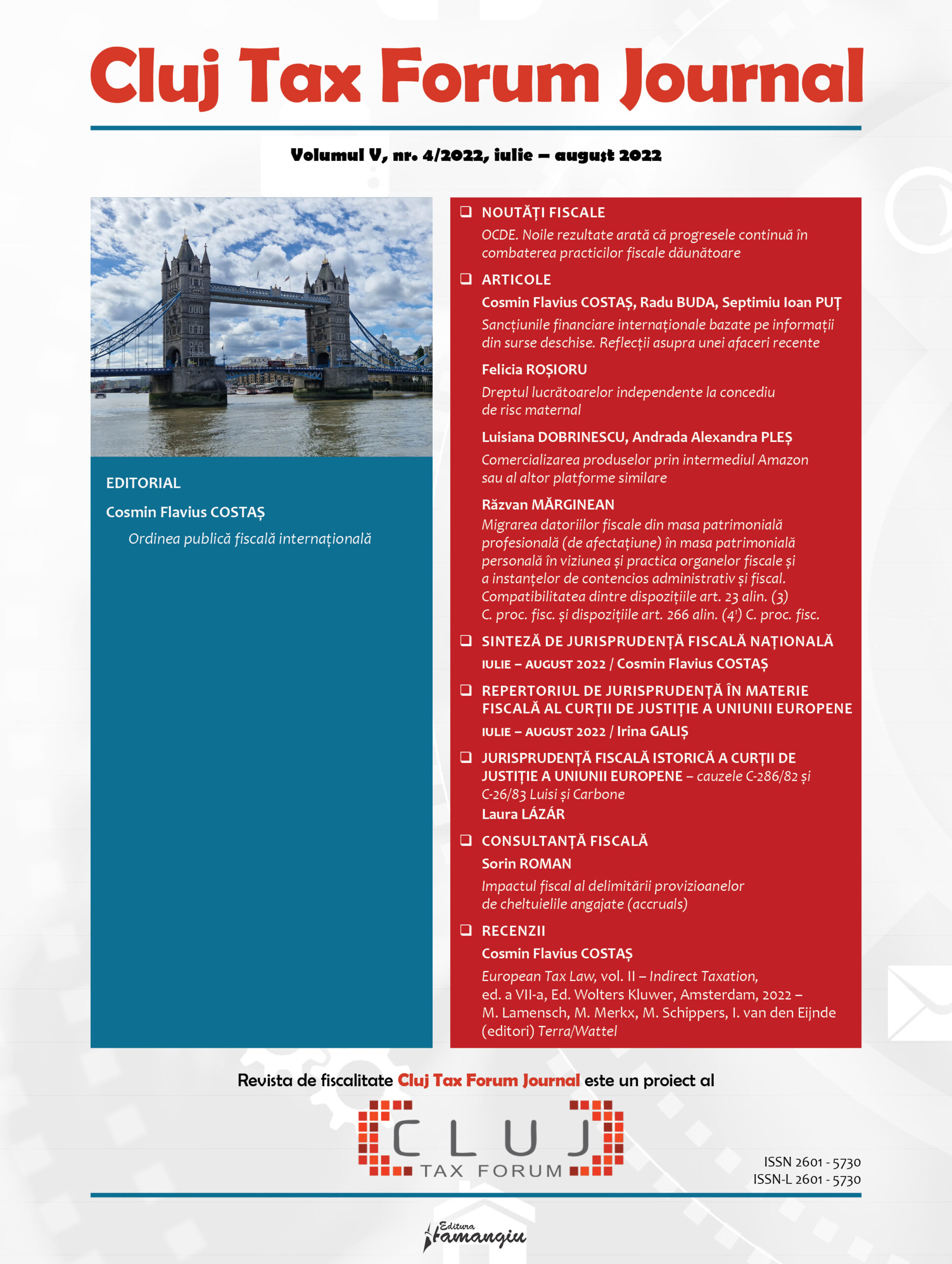 Cluj Tax Forum Journal 4_2022